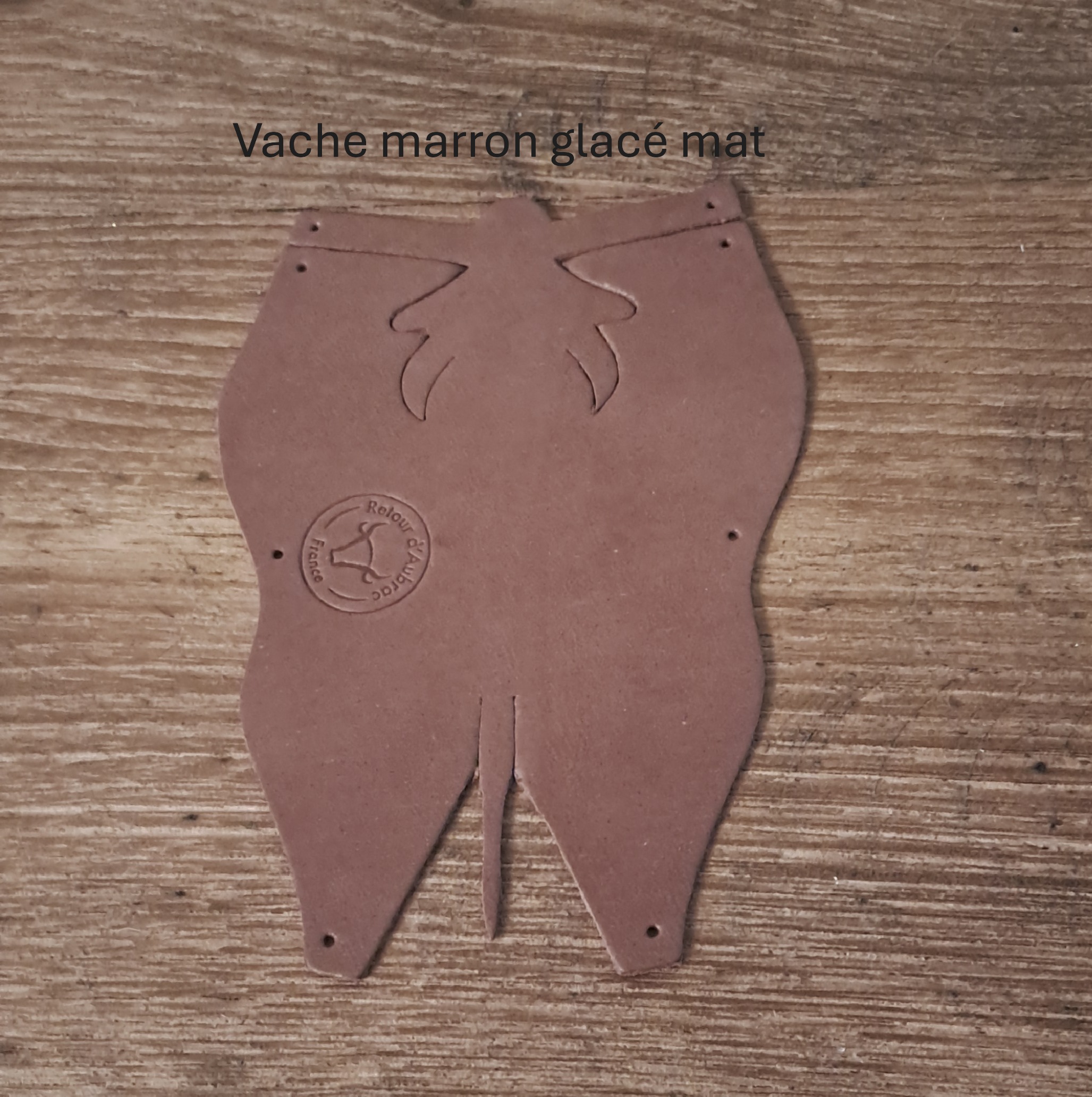 vache aubrac marron glacé mat - cadeau original - cadeau fabriqué en France - RETOUR DAUBRAC - aveyron