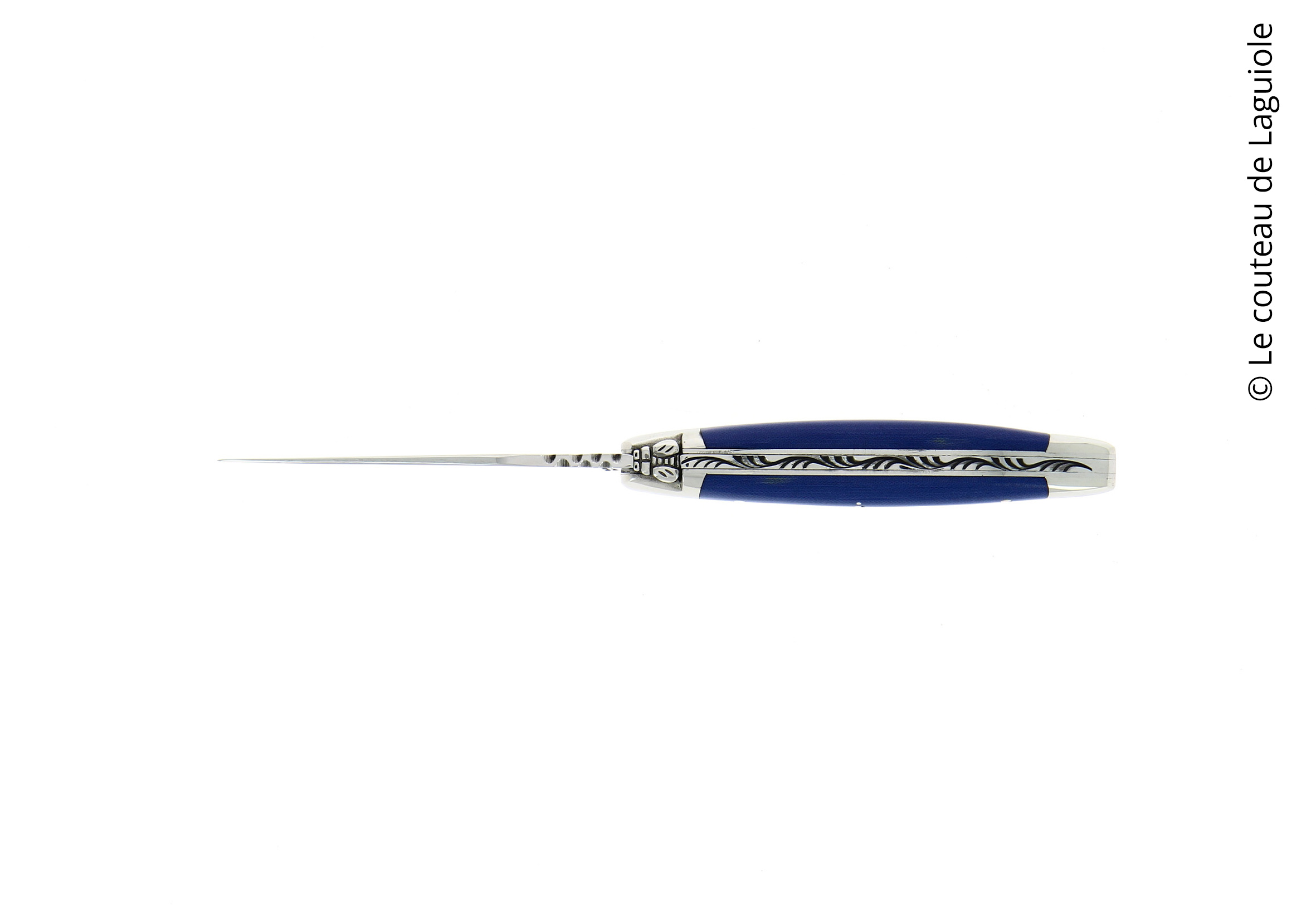 couteau de Laguiole, tissus compressé, noir, Retour dAubrac 3 (2)