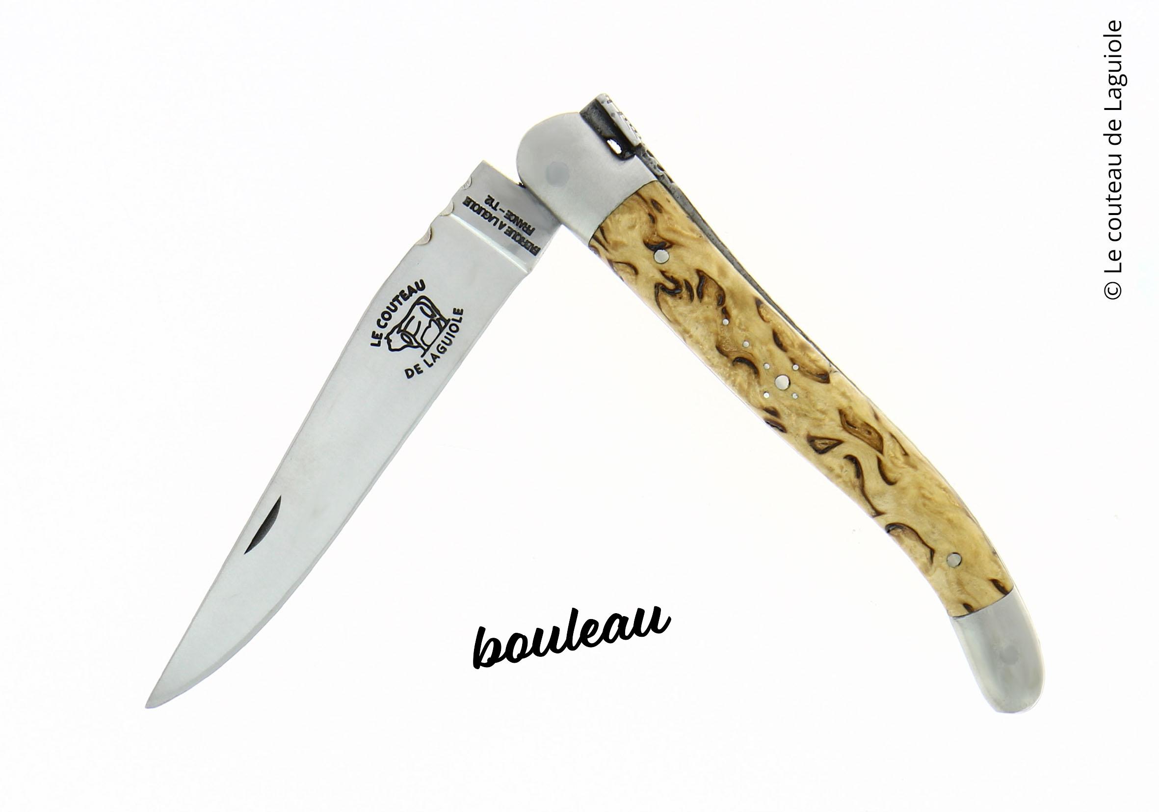 Couteau de Laguiole en bouleau, Retour dAubrac, Aveyron