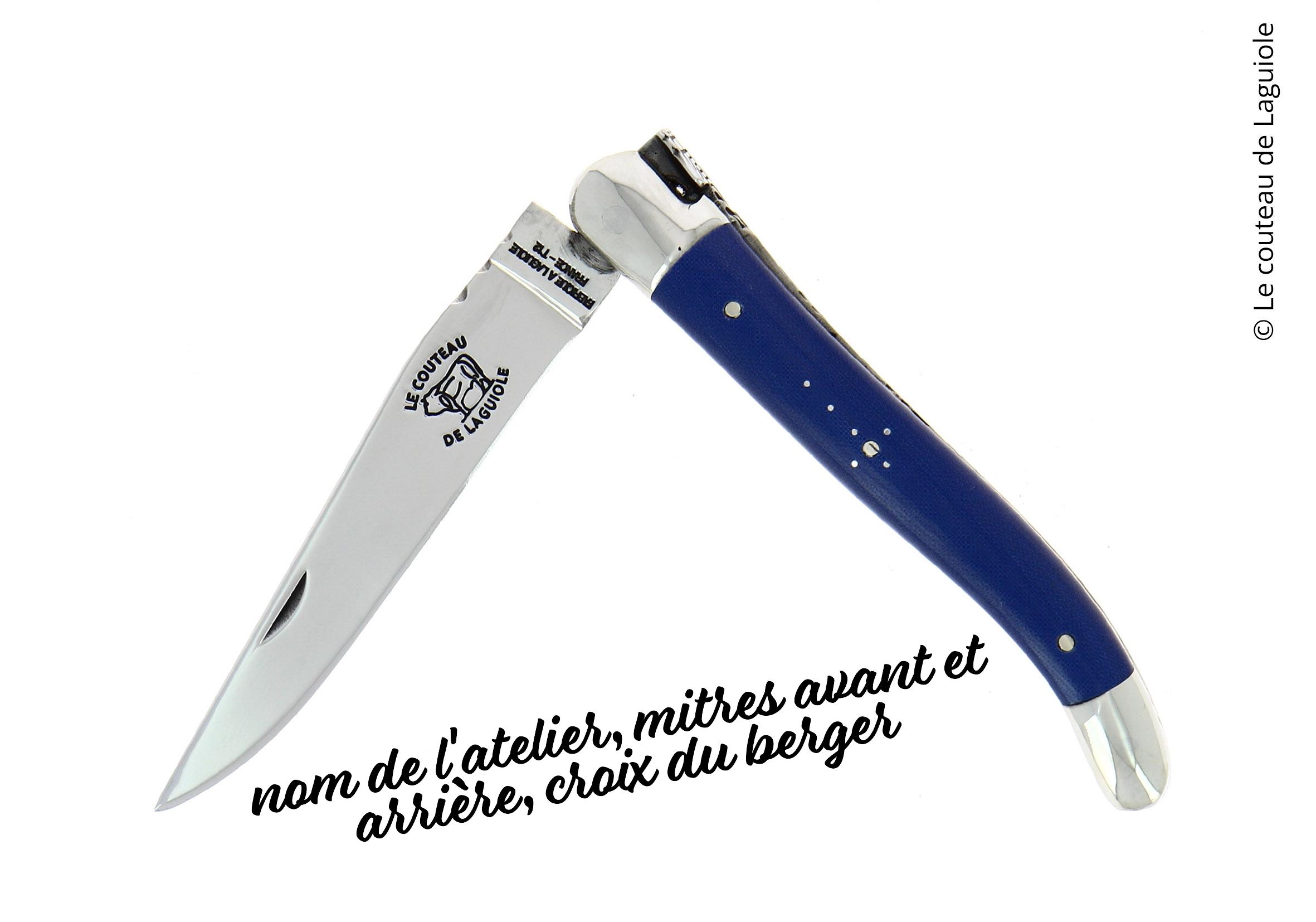 couteau de Laguiole, tissus compressé, Retour dAubrac