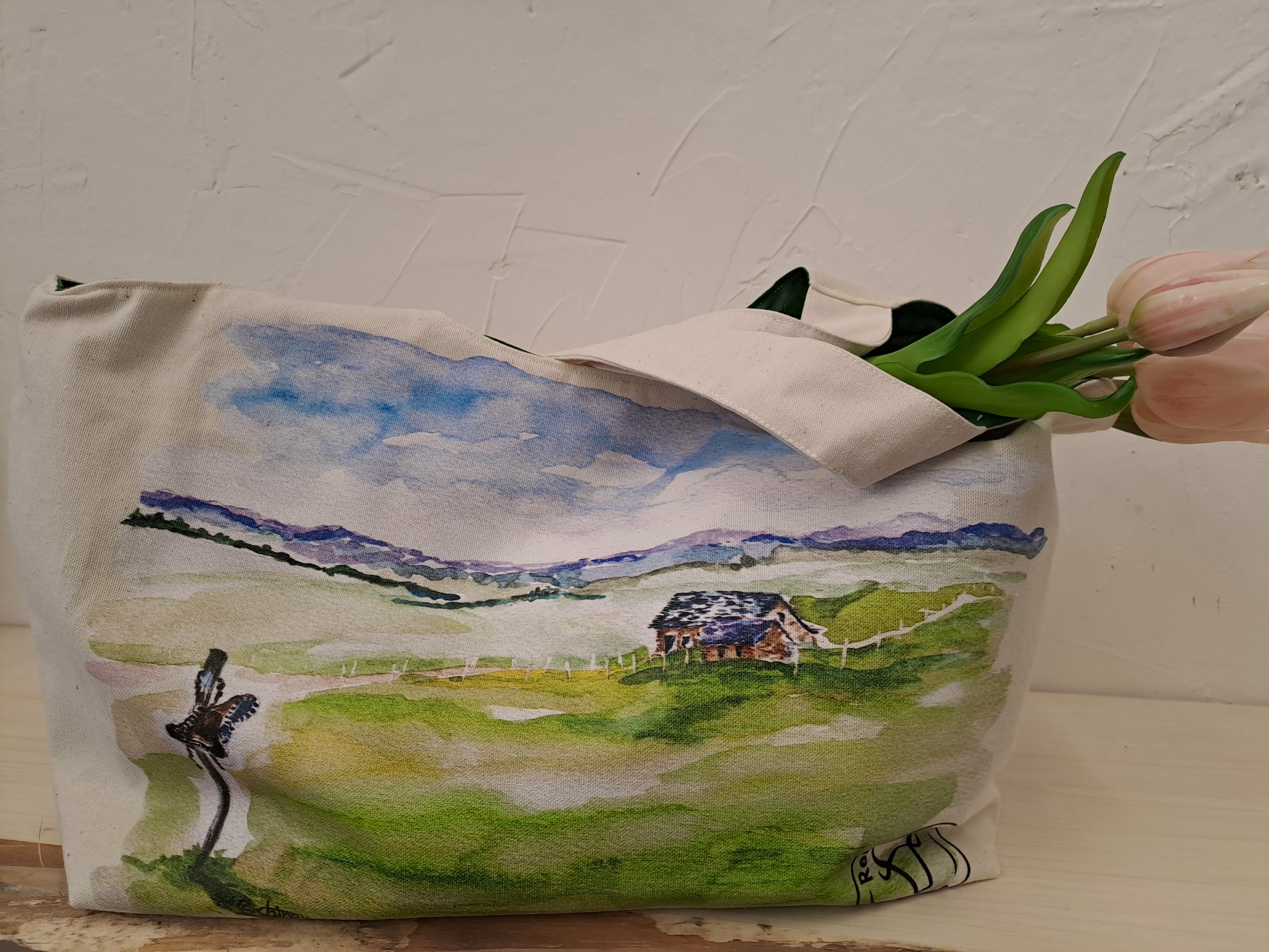 Sac cabas Buron-plateau de lAubrac-Retour dAubrac-Aveyron-made in France-cadeau français (6)-min
