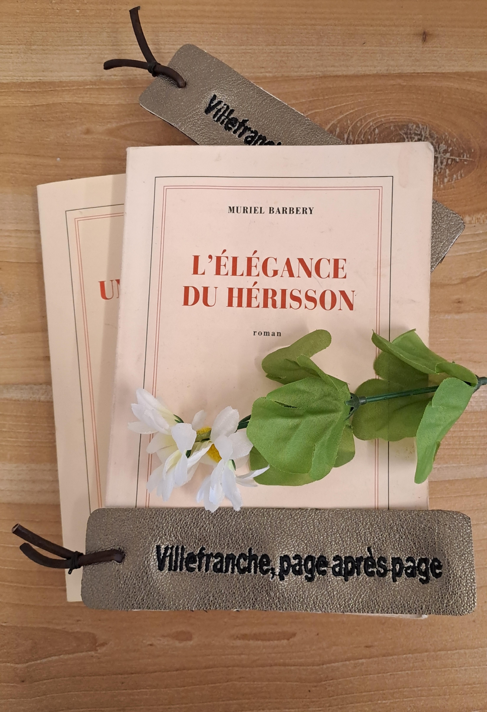 marque pages cuir argenté Villefranche-Retour dAubrac-Aveyron-cadeaux français