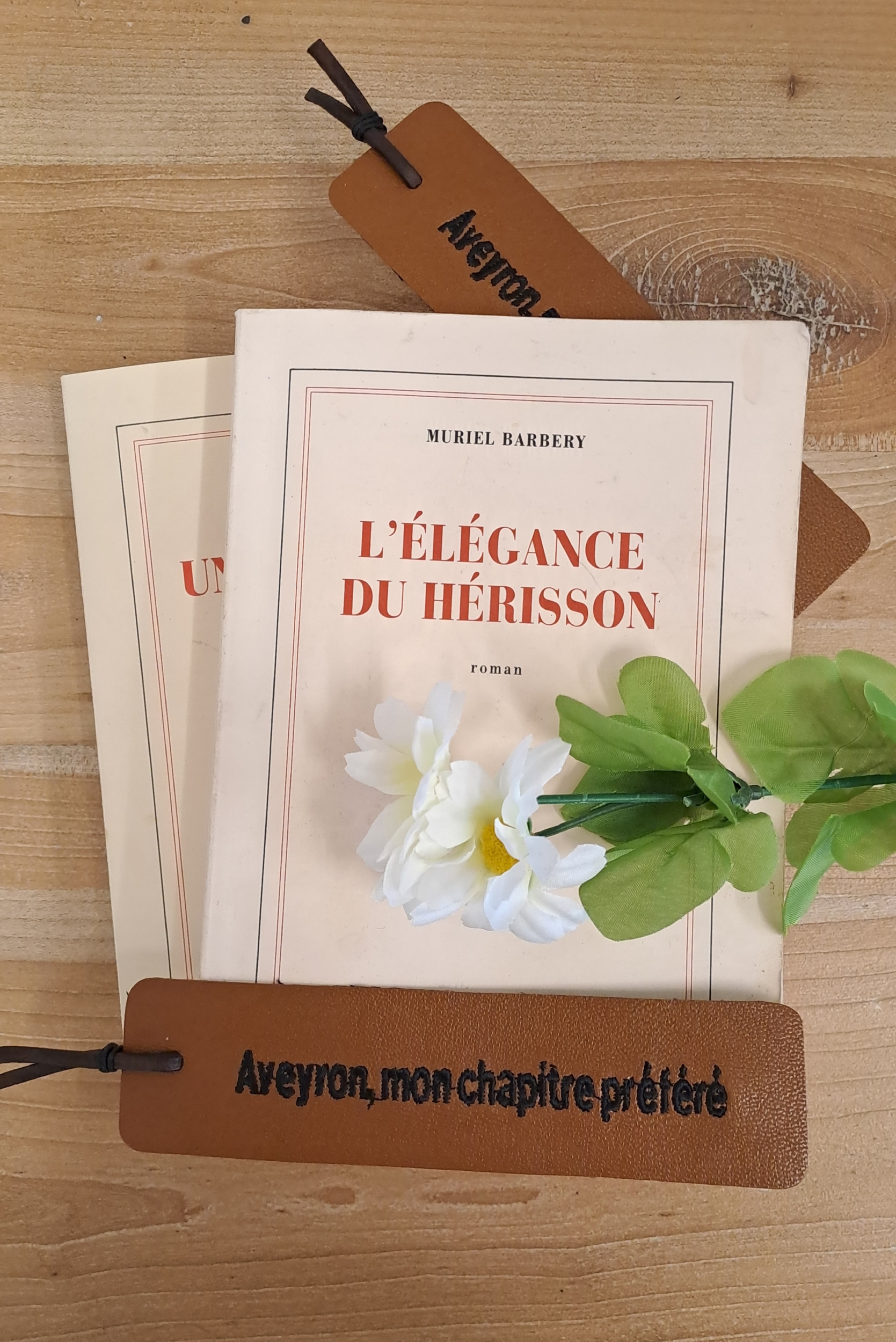 marque pages cuir Aveyron-Retour dAubrac-Aveyron-cadeaux français