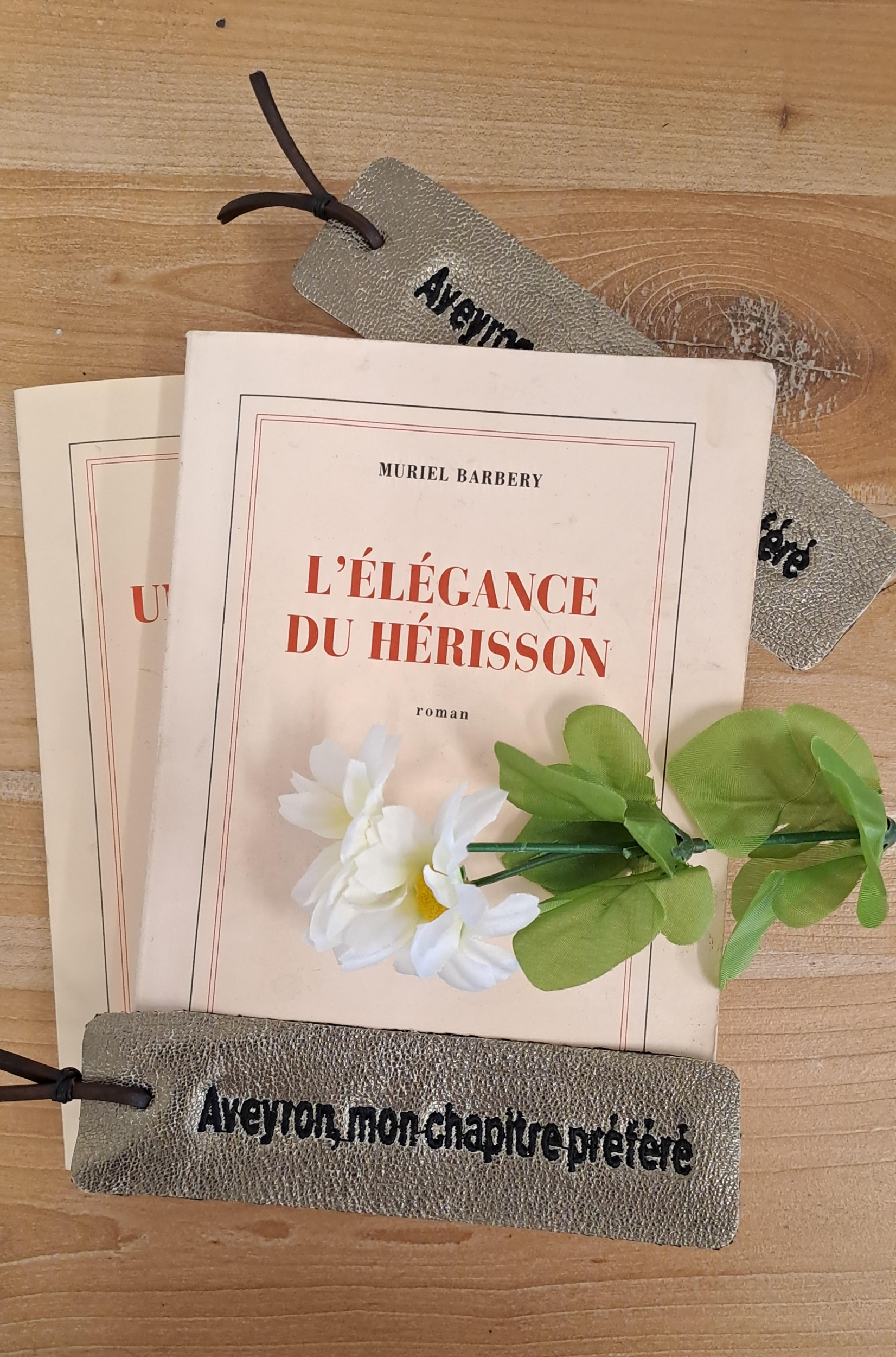 marque pages cuir argenté Aveyron-Retour dAubrac-Aveyron-cadeaux français