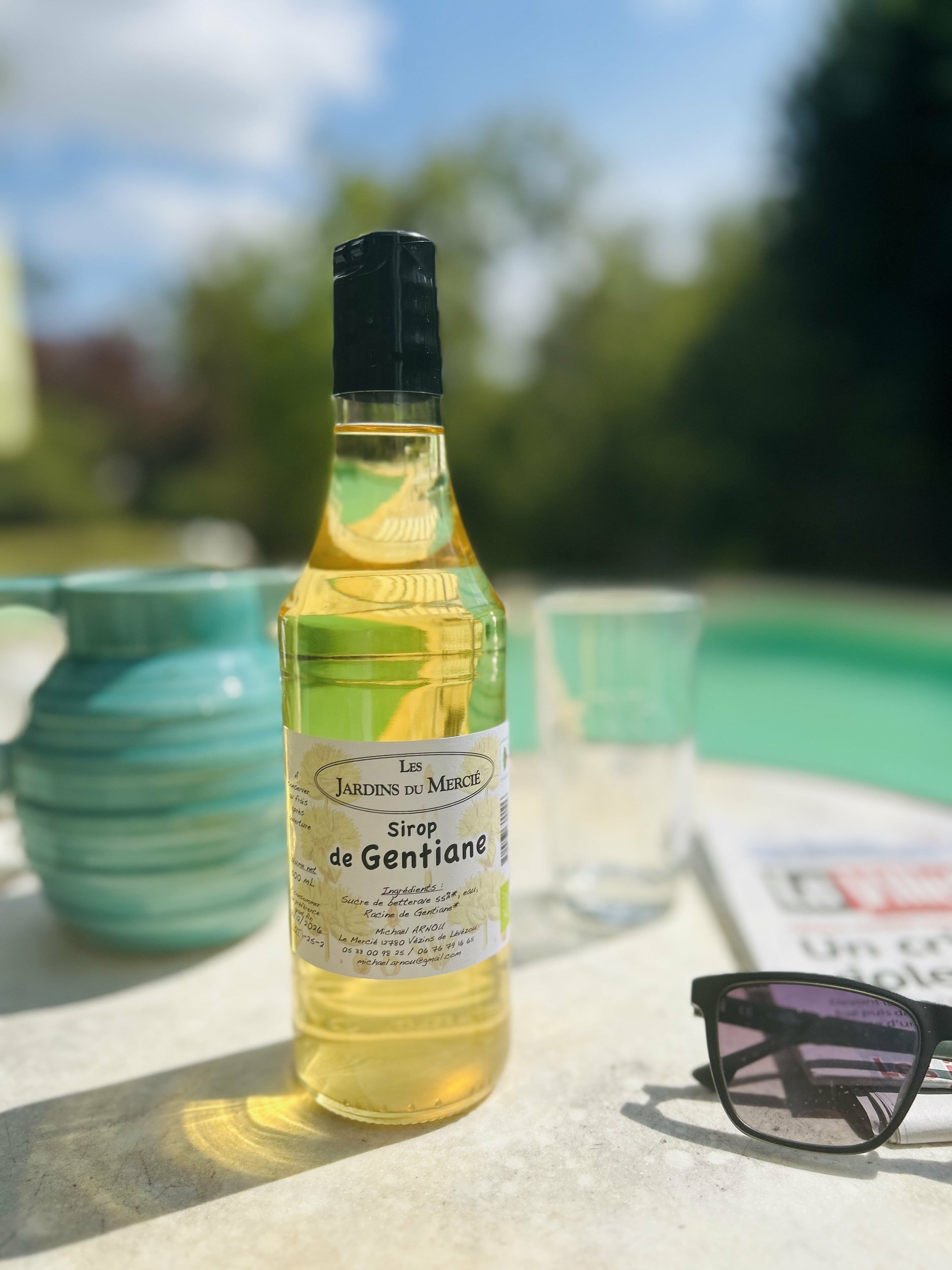 sirop de gentiane bio-cadeaux français- cadeau original-retour daubrac-aveyron-min