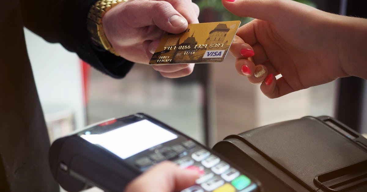terminal de paiement noir