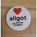 Pins aligot-badge aligot-aveyron-cadeau français-retour daubrac