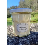 bougie artisanale-le bonheur est dans le pré-parfum thé daubrac-cadeaux francais artisanaux-retour daubrac-aveyron-