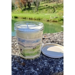 bougie artisanale-Plateau de l'aubrac-parfum thé d'aubrac-cadeaux francais artisanaux-retour d'aubrac-aveyron-2