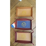 vide poche en cuir brodé - cadeau français - cadeau original - retour daubrac - aveyron - 6