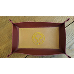 vide poche en cuir brodé - cadeau français - cadeau original - retour daubrac - aveyron - 7