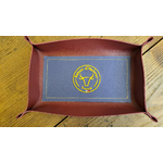 vide poche en cuir brodé - cadeau français - cadeau original - retour daubrac - aveyron - 8