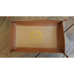 vide poche en cuir brodé - cadeau français - cadeau original - retour daubrac - aveyron - 9