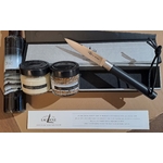 coffret gourmand, couteau pliant Bras, couteau Forge de Laguiole, cadeau fête des pères, cadeau départ à la retraite,  Retour d’Aubrac, Aveyron