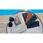 étui à lunettes en cuir fabriqué en France - tannage végétal - retour d'aubrac - aveyron - cadeau original - cadeau français - cadeau entreprises -1