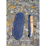 étui couteau laguiole - fourreau couteau en cuir - retour daubrac-aveyron-cadeau français-cadeau original-cade entreprises-bleu b-