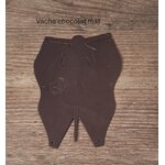 vache aubrac chocolat mat - cadeau original - cadeau fabriqué en France - RETOUR DAUBRAC - aveyron