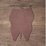 vache aubrac marron glacé mat - cadeau original - cadeau fabriqué en France - RETOUR DAUBRAC - aveyron