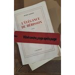 marque pages en cuir brodé rouge - retour daubrac - aveyron - cadeau original - cadeau français