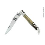couteau-pliant-laguiole-corne-claire-tire-bouchon