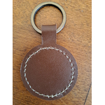 porte clef-cuir-tannage végétal-marron-français-retour daubrac- (2)