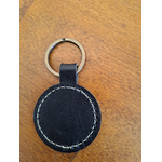 porte clef-cuir-tannage végétal-noir-français-retour daubrac- (2)