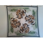 foulard vaches Aubrac-voile de coton-cadeau français-retour d'Aubrac