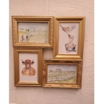 idée déco-aquarelles Aubrac-Aveyron-Retour dAubrac-cadeaux français