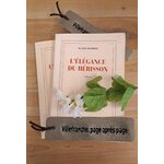 marque pages cuir argenté Villefranche-Retour dAubrac-Aveyron-cadeaux français