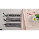marque pages cuir argenté en boutique-Retour dAubrac-Aveyron-cadeaux français