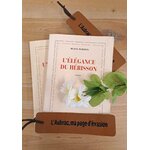 marque pages cuir Aubrac -Retour dAubrac-Aveyron-cadeaux français