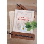 marque pages cuir Villefranche-Retour dAubrac-Aveyron-cadeaux français