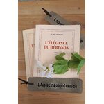 marque pages cuir argenté Aubrac-Retour dAubrac-Aveyron-cadeaux français