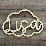 prénom personnalisé Lisa dans un nuage