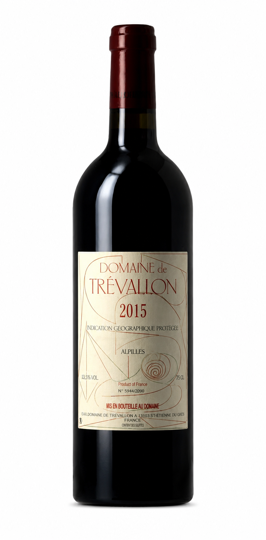 I.G.P. DES ALPILLES DOMAINE DE TREVALLON  - 2015