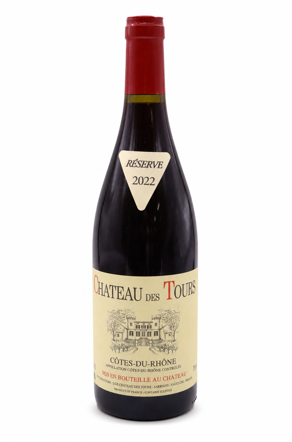 COTES DU RHONE CHATEAU DES TOURS RESERVE - 2022