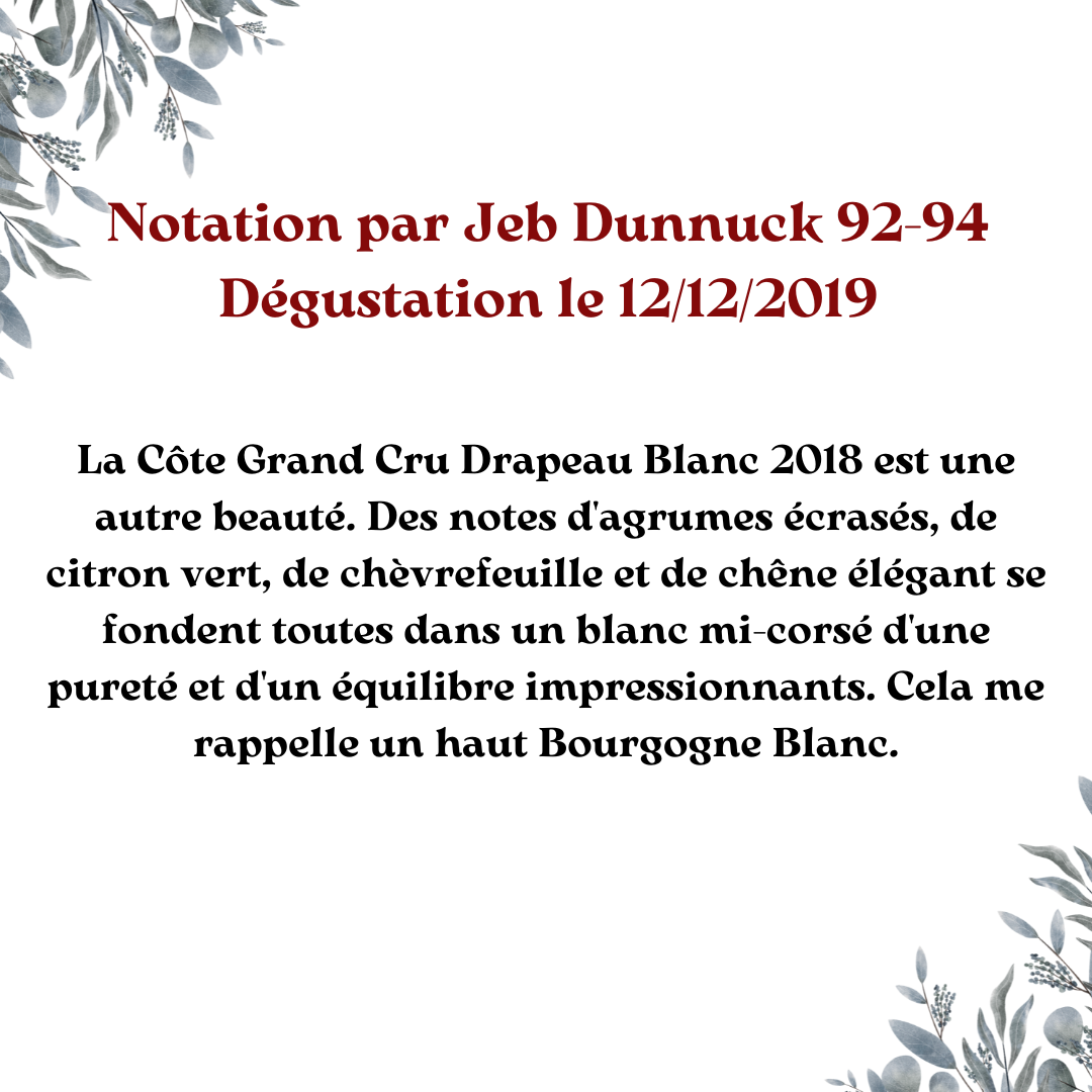 drapeau blanc 2018