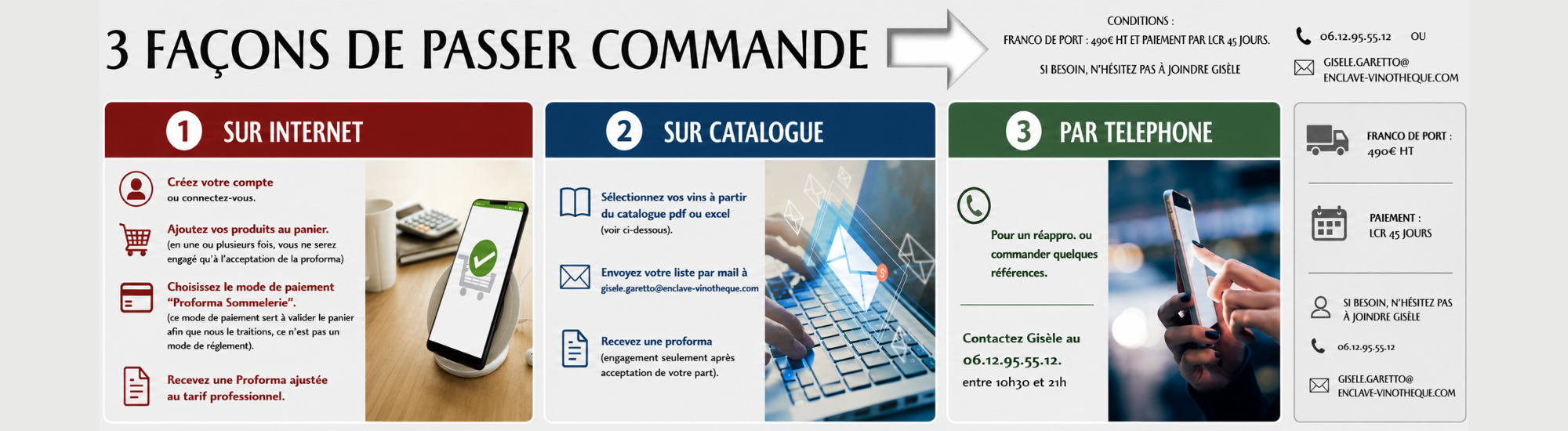 commande sommellerie