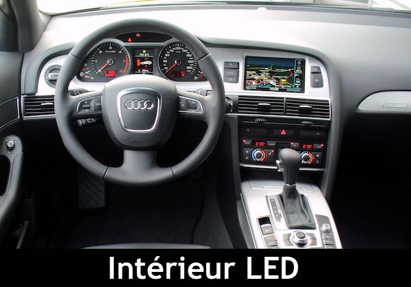 pack ampoule led intérieur Audi A6 C6