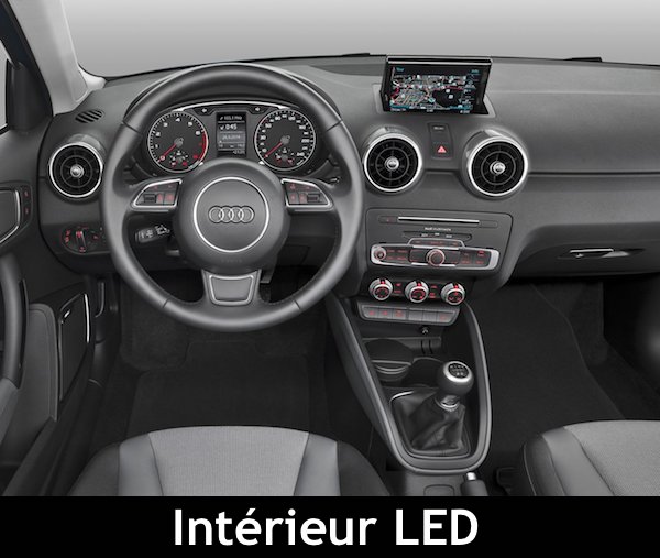pack ampoule led intérieur Audi A1 8X