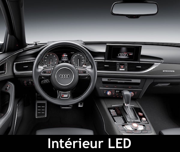 pack ampoule led intérieur Audi A6 C7