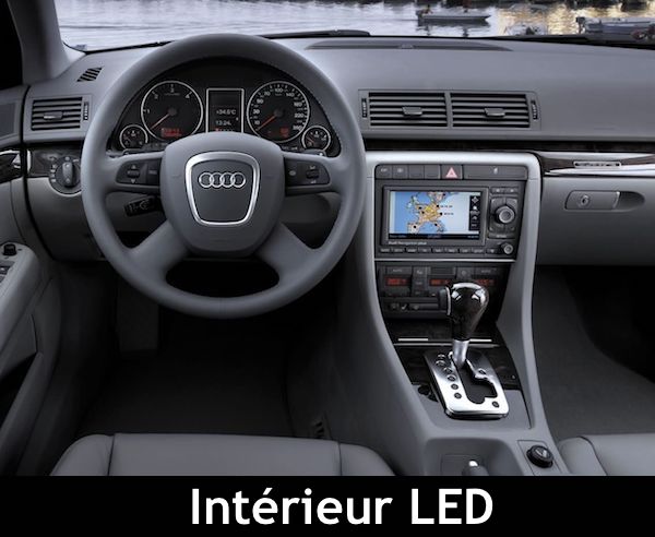 pack ampoule led intérieur pour Audi A4 B7