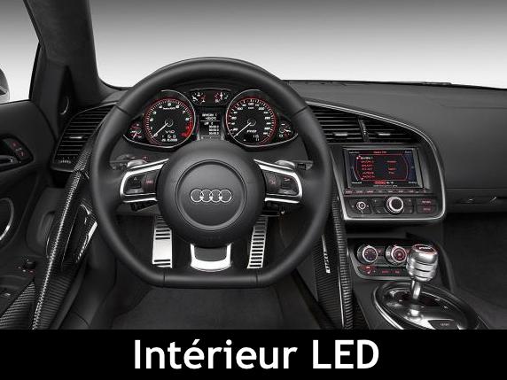 pack ampoules led intérieur Audi R8