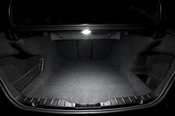 2 Éclairage de Coffre LED pour BMW Série 5 E61 | Lumières Intérieures BLANC  PUR | CANbus