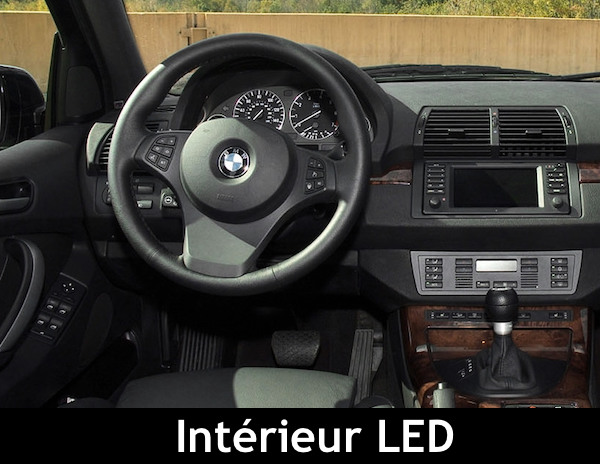 pack ampoules led intérieur bmw X5 E53