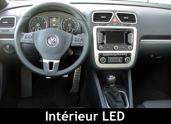 pack ampoules LED intérieur pour volkswagen EOS 2