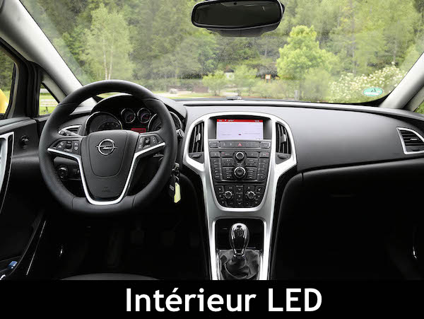 Pack ampoules LED intérieur Opel Astra J
