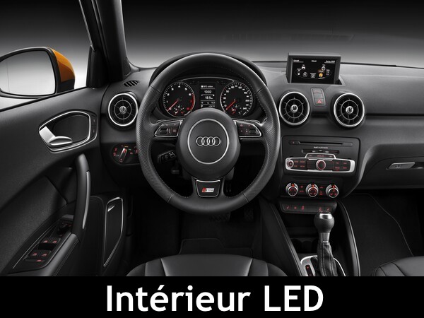 Pack ampoules led intérieur pour Audi A1 8X 600x450