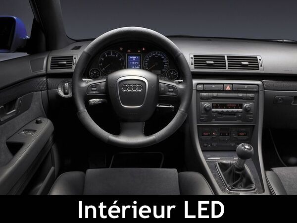 Pack ampoules LED intérieur pour Audi A4 B7