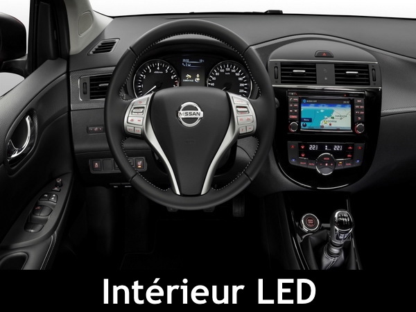 Pack ampoules LED intérieur pour Nissan Pulsar